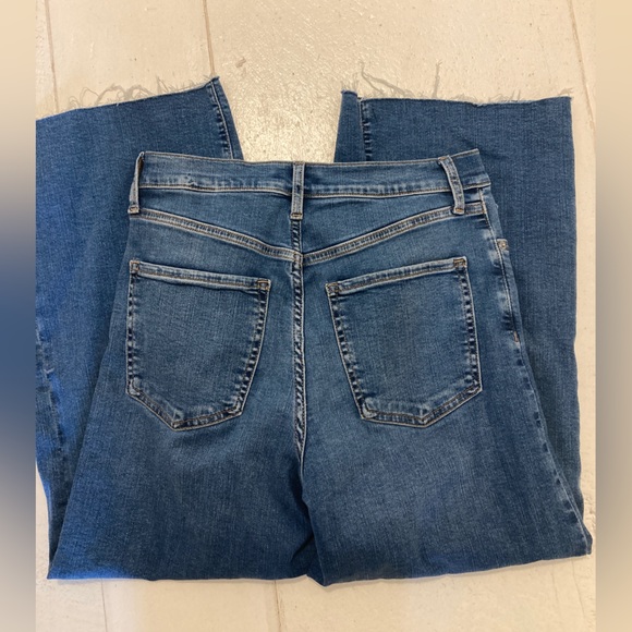 Banana republic new wide leg crop jeans size 28 / 6 - Picture 4 of 4